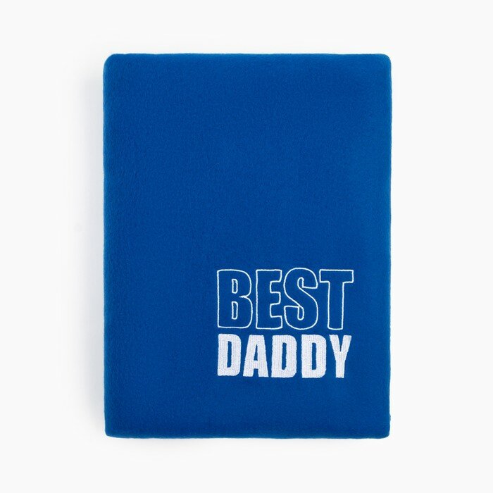 Плед "Этель" Best Daddy 130х150 см, 100% п/э, флис 160 гр/м2 - фотография № 2