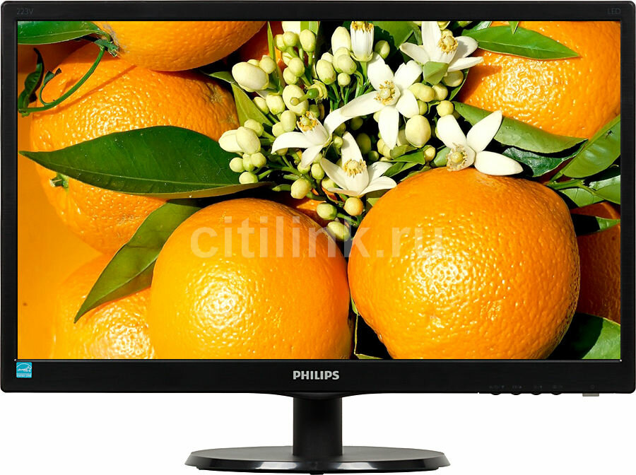Монитор Philips 21.5", TN, 1920x1080 (Full HD), 1 мс, 250 кд/м2, 170°/160°, VGA, DVI, HDMI, DisplayPort, TouchScreen, динамики, чёрный 222B9T/00