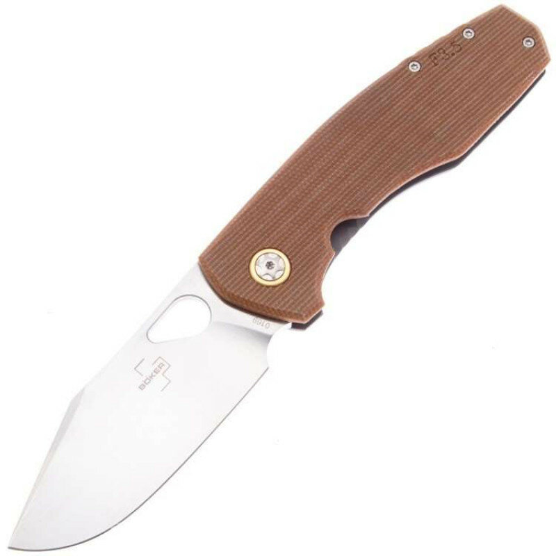 Boker Складной нож Plus F3.5 сталь D2, рукоять Micarta (01BO338)