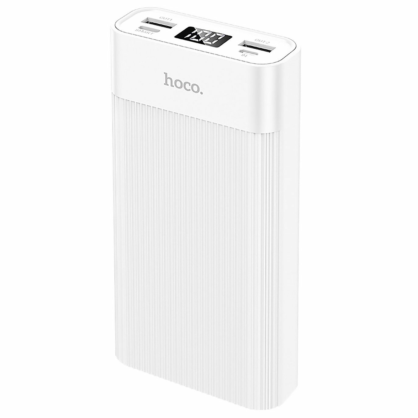Внешний аккумулятор (Power Bank) Hoco J85 для 20000mAh (2USB) (белый)