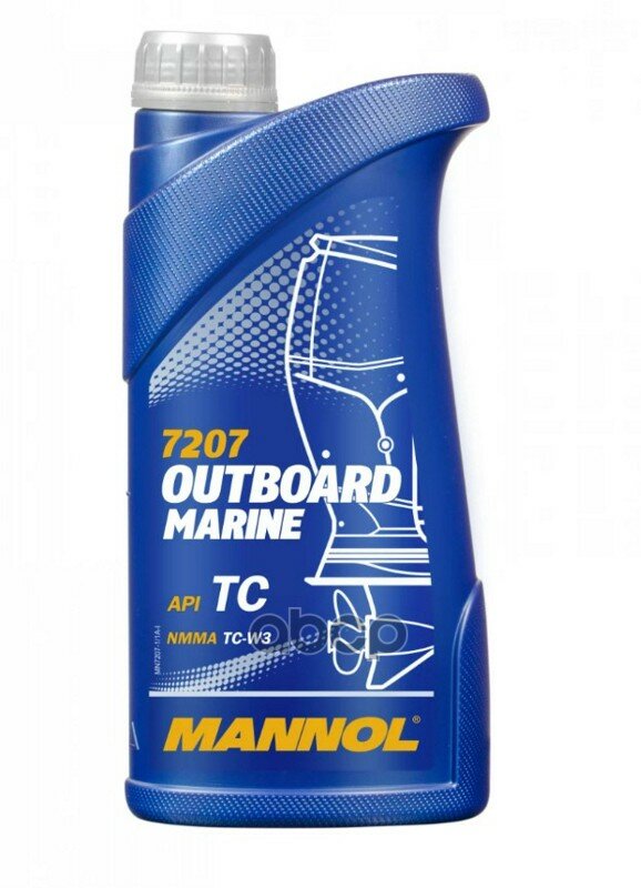 Полусинтетическое моторное масло Mannol Outboard Marine