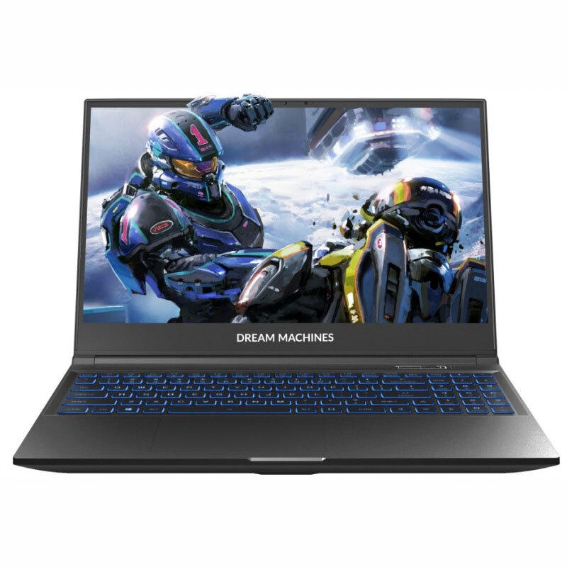 Ноутбук Dream Machines G1650-15KZ83, 15.6" (1920x1080) WVA 144Гц/Intel Core i5-12500H/16ГБ DDR4/1ТБ SSD/NVIDIA GeForce GTX 1650 4ГБ/Без ОС, черный [G1650-15KZ83]