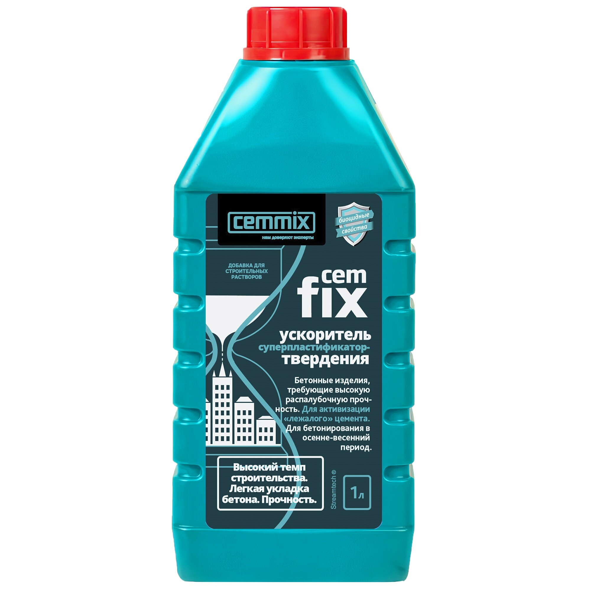 фото Ускоритель твердения Cemmix CemFix 1 л