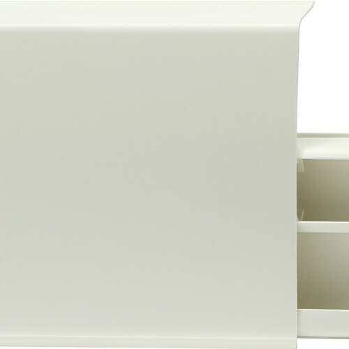 Плинтус пластиковый Winart Quadro 100 мм Белый матовый 318