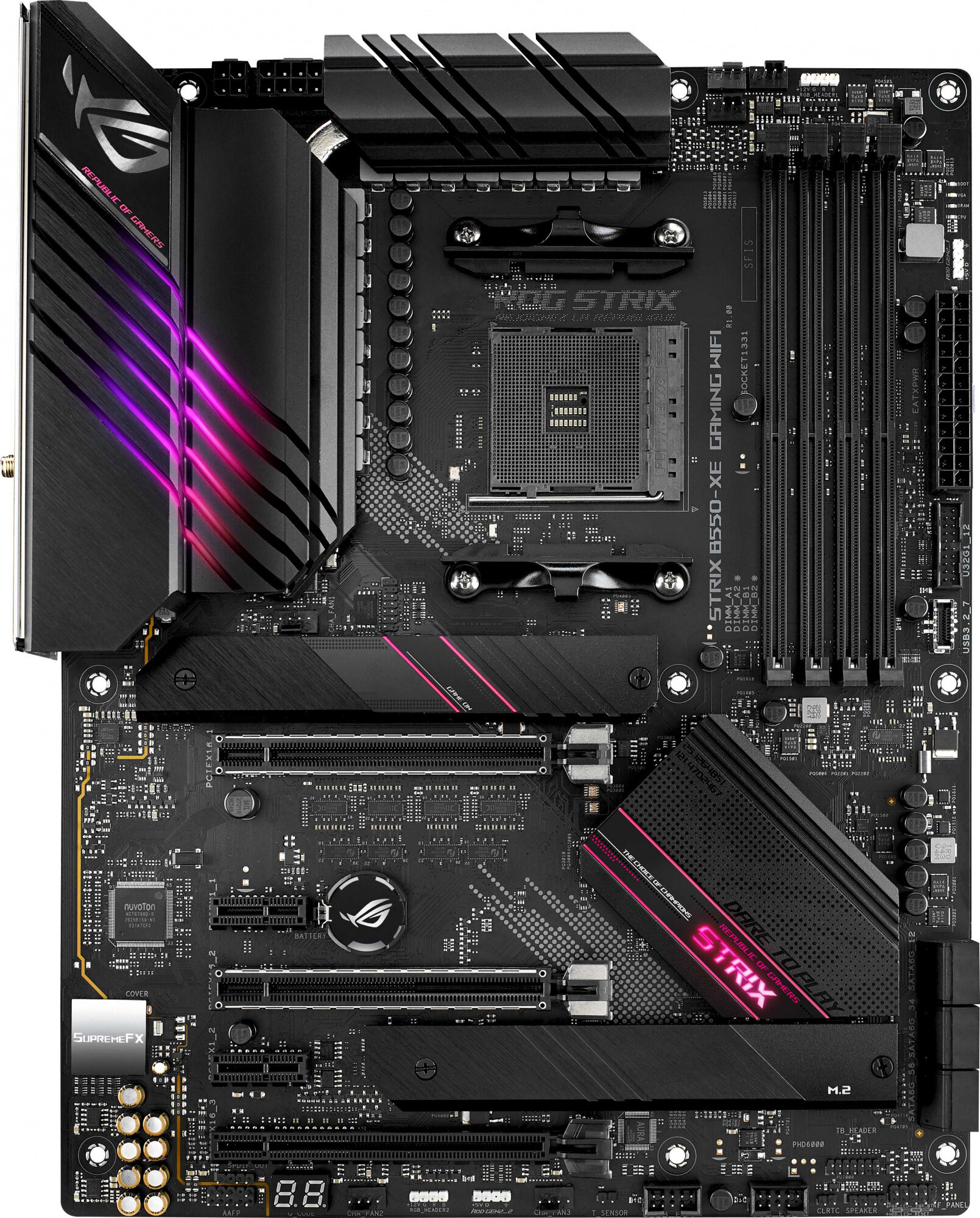 Материнская плата Asus ROG STRIX B550-XE GAMING WIFI Soc-AM4 AMD B550 4xDDR4 ATX AC`97 8ch(7.1) 2.5G