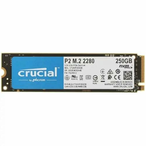 Внутренний накопитель SSD Crucial CT250P2SSD8 250Gb