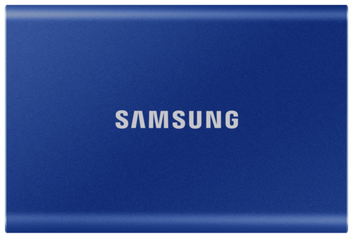 Samsung Внешний SSD диск 2ТБ Samsung T7 MU-PC2T0H/WW, синий (USB3.2) (ret)