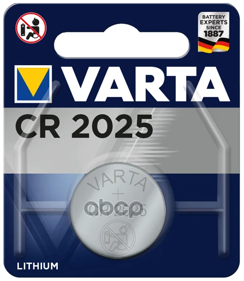 Батарейка Круглая Varta Cr2025 Professional Electronics Varta арт. CR2025