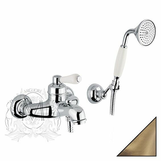 Смеситель Migliore Ermitage ML.ERM-7002.BI.BR для ванны с душем