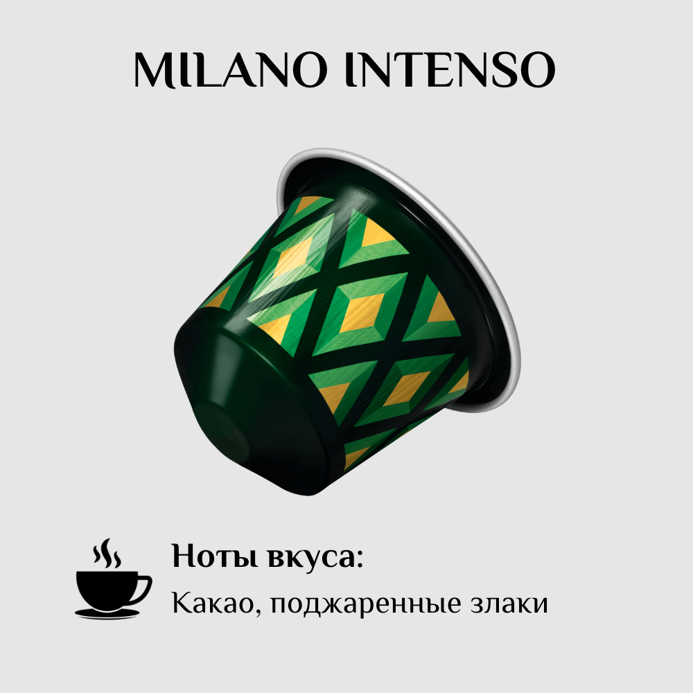 Капсулы для кофемашины Nespresso Original MILANO INTENSO 100 штук - фотография № 2