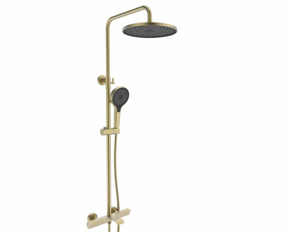фото Душевая система с термостатом ViEiR 343561S Матовое золото