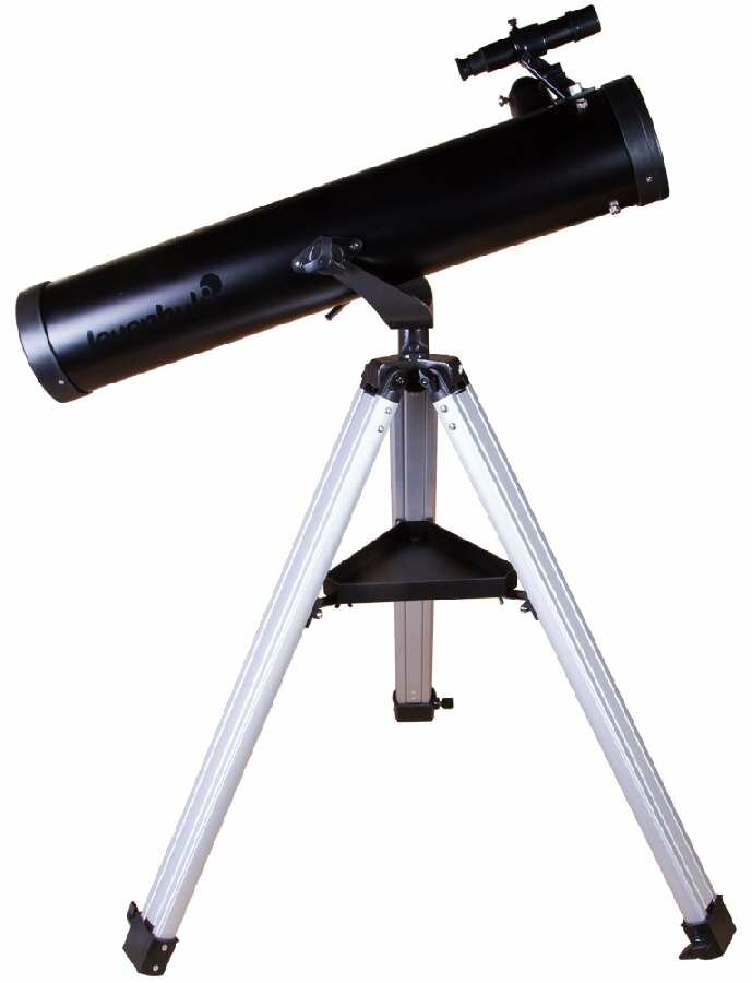 Телескоп Levenhuk Skyline Base 100S рефлектор d102 fl700мм 204x черный - фото №7