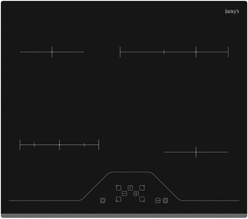 Электрическая варочная панель Jackys JH MB67 черный