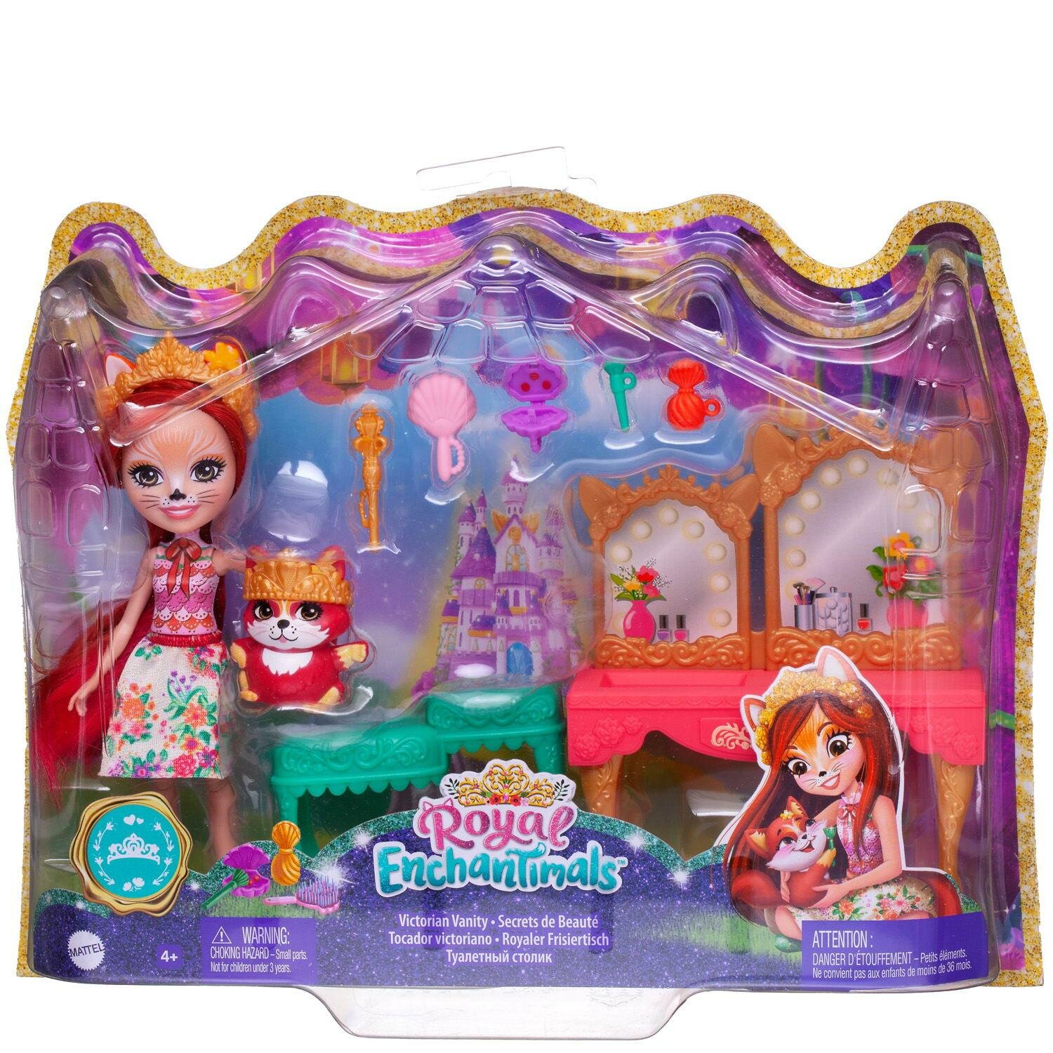 Игровой набор Mattel Enchantimals кукла+питомец с аксессуарами №3 GJX35/3