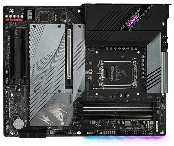 Материнская плата GigaByte Z690 AORUS ELITE DDR4 Socket 1700 Z690 4xDDR4 3xPCI-E 16x 6xSATA III ATX Retail