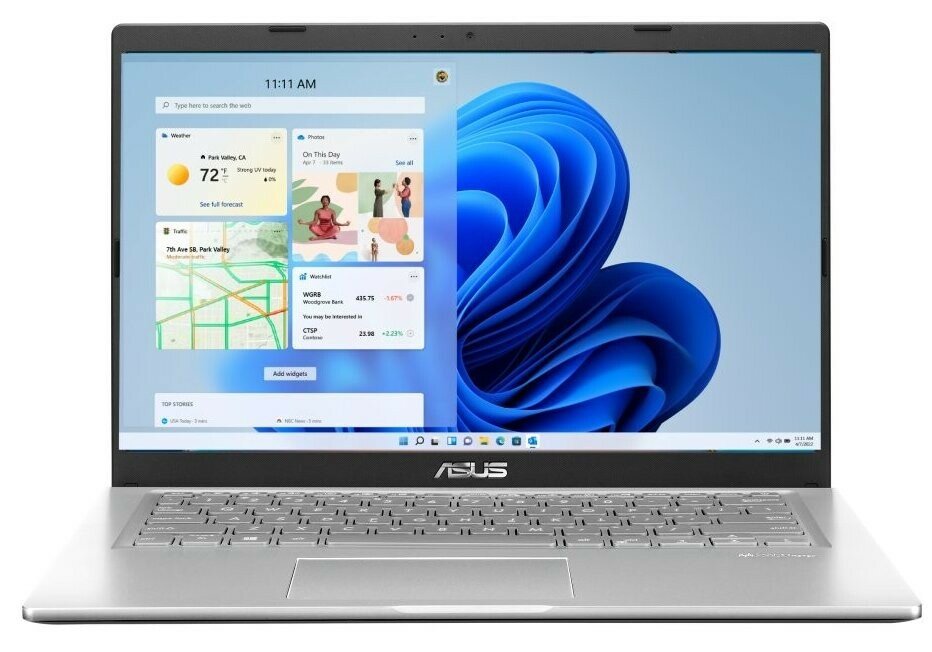 Ноутбук ASUS X515KA-EJ217 Intel Celeron N4500 1100MHz/15.6"/1920x1080/8GB/512GB SSD/Intel UHD Graphics/Wi-Fi/Bluetooth/Без ОС (90NB0VI2-M00DP0) Grey