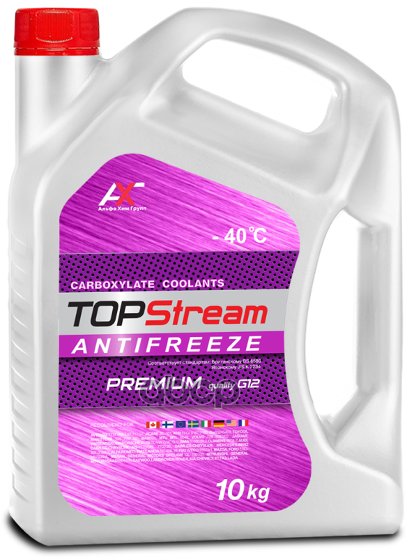 Антифриз Topstream Premium G12 10 Л TOPStreamATS00010