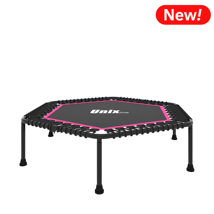 Батут UNIX Line FITNESS Lite (130 cm) Pink