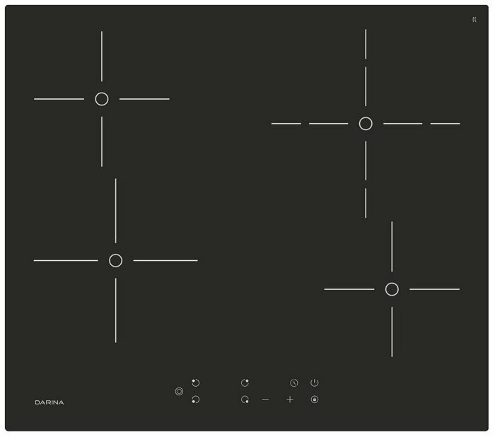 Электрическая варочная поверхность Darina PL E326 B, черный