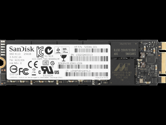   SSD M.2 256 Gb HP 1CA51AA Read 1800Mb/s Write 560Mb/s TLC