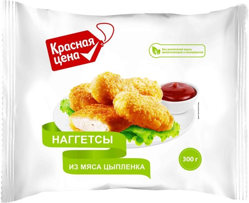 Наггетсы Красная Цена из мяса цыпленка