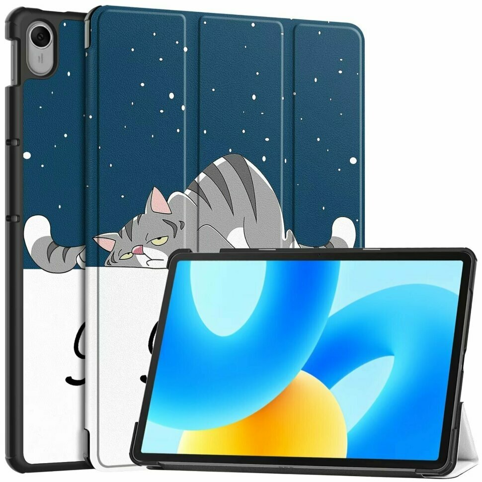 Чехол Smart Case для Huawei MatePad 11.5 2023 BTK-AL09, BTK-W09 (Good Night Cat)