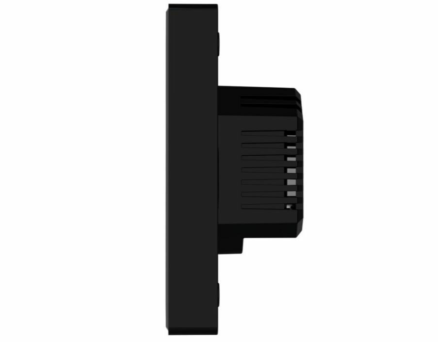 Терморегулятор/термостат Warmlife Mirror Black (M62) программируемый зеркальный - фотография № 4