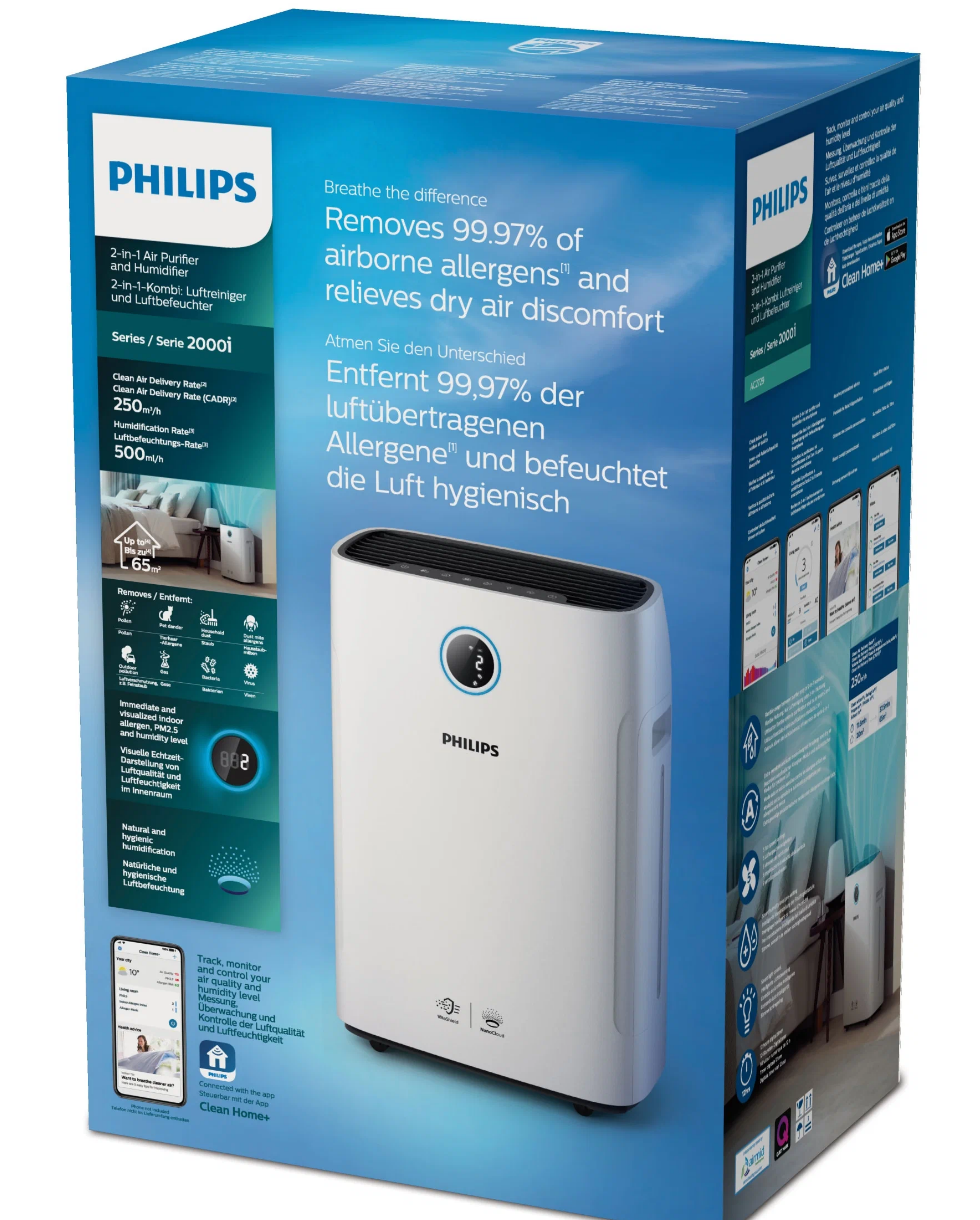 Климатический комплекс Philips AC2729 RU, белый/черный - фотография № 8