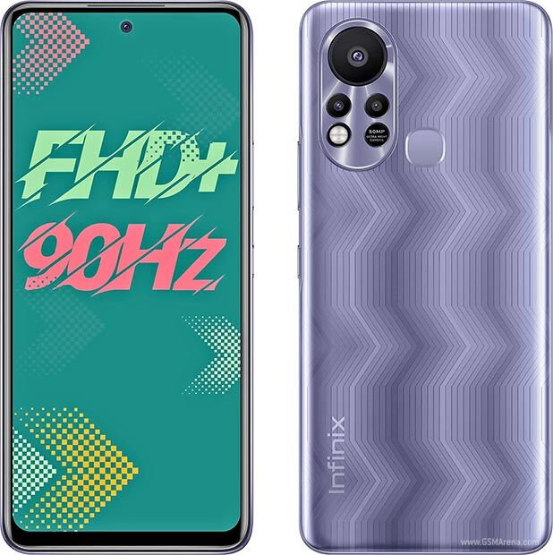 Смартфон Infinix X6812B Hot 11S NFC 128Gb 6Gb фиолетовый моноблок 3G 4G 2Sim 6.78" 1080x2460 Android 11 50Mpix 802.11 a/b/g/n NFC GPS GSM900/1800 GSM1900 TouchSc FM microSD max512Gb