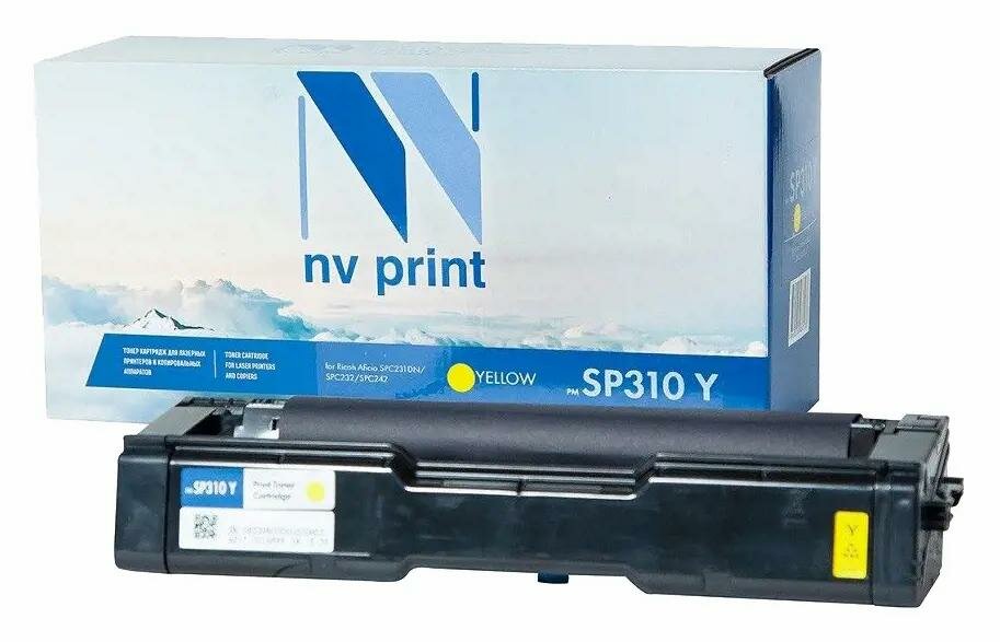 Картридж лазерный NV-Print SP310 желтый
