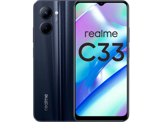 Сотовый телефон Realme C33 4/128Gb LTE Black