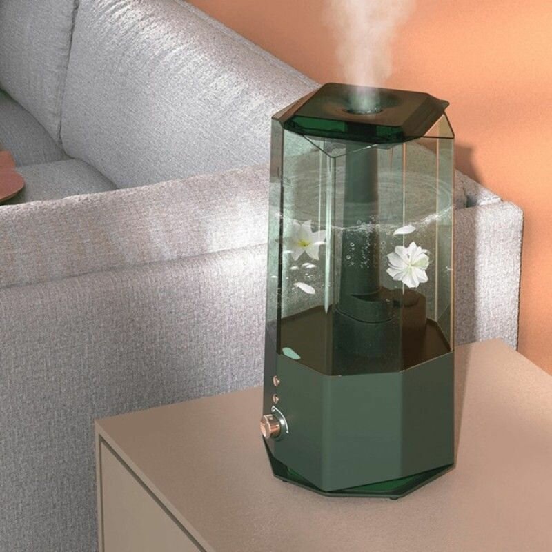 Увлажнитель воздуха Deerma Humidifier DEM-F360W, ультразвуковой, 25 Вт, до 40м, 280мл/ч, 4л - фотография № 4