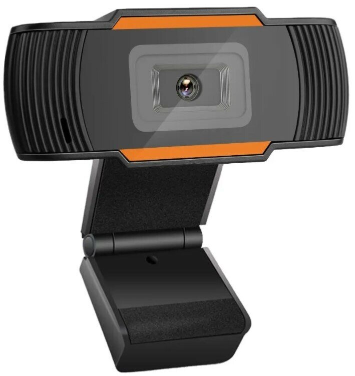 Веб-камера 720p HD для компьютера и ноутбука встроенный микрофон держатель в комплекте