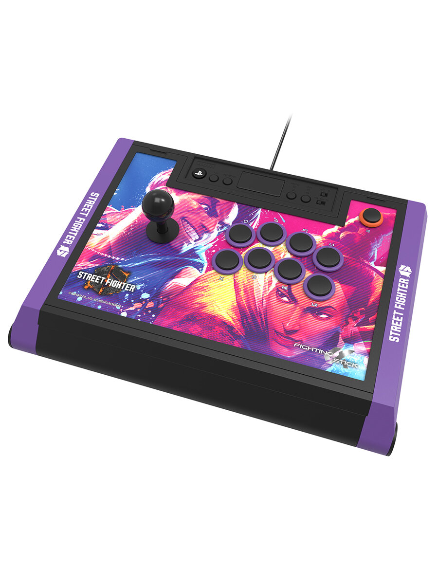 PS5 Аркадный контроллер Hori Fighting Stick α (Street Fighter 6 Edition) PS5,PS4, ПК (SPF-033U)