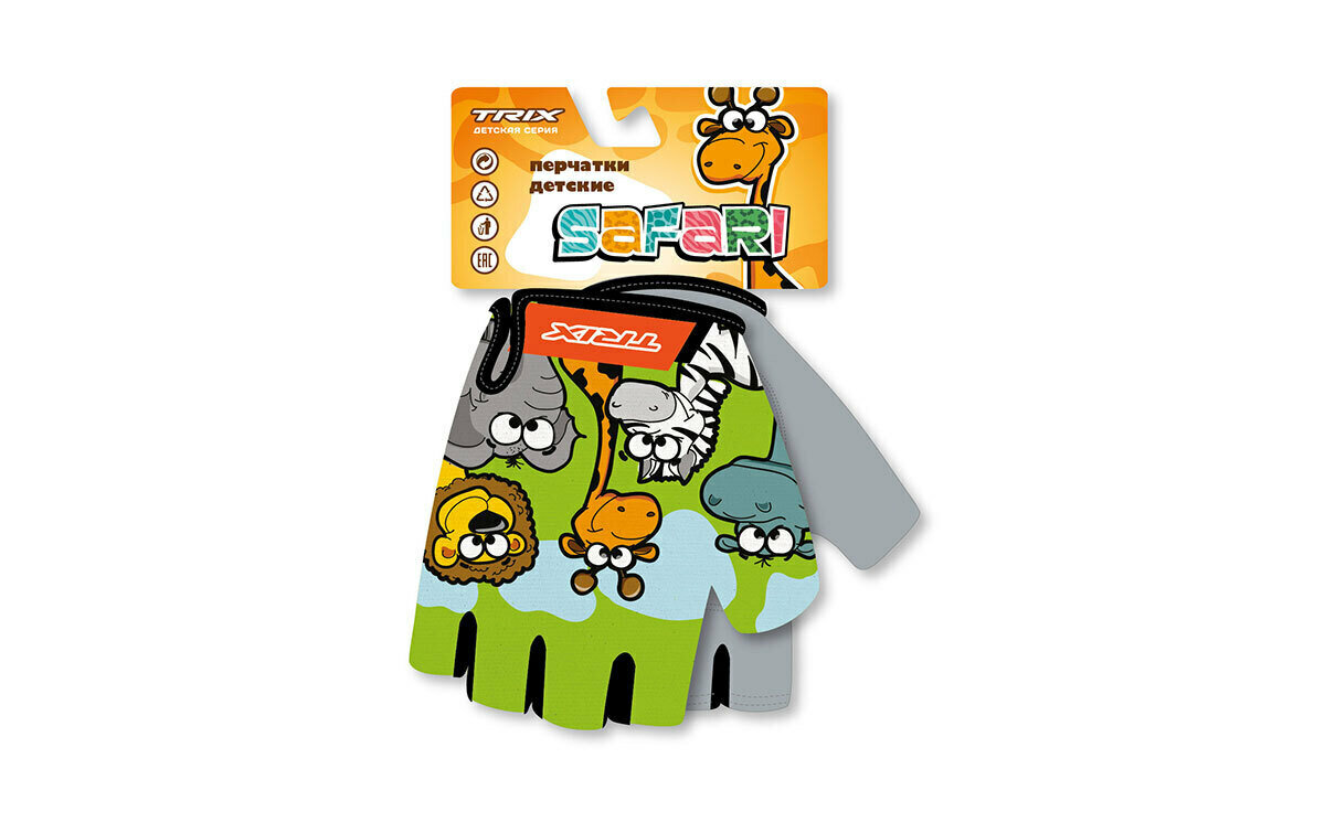фото Перчатки TRIX nw Safari детские 5XS короткие пальцы дышащая антискользящие