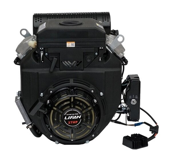 LIFAN Двигатель Lifan LF2V78F-2A PRO(New), вал ?25мм, катушка 3 Ампера, датчик давл./м, м/рад-р, ручн.+электр. запуск