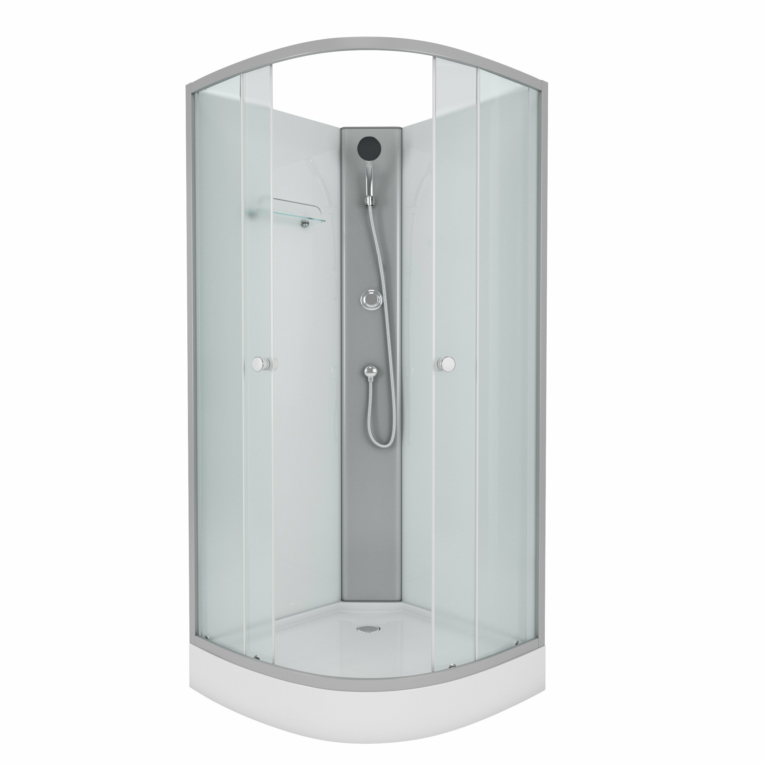 Душевая кабина Niagara Eco NG-4301-14BK 90x90 без крыши