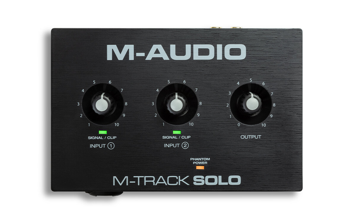 M-AUDIO M-TRACK SOLO II USB-аудиоинтерфейс 2 входа, 2 выхода