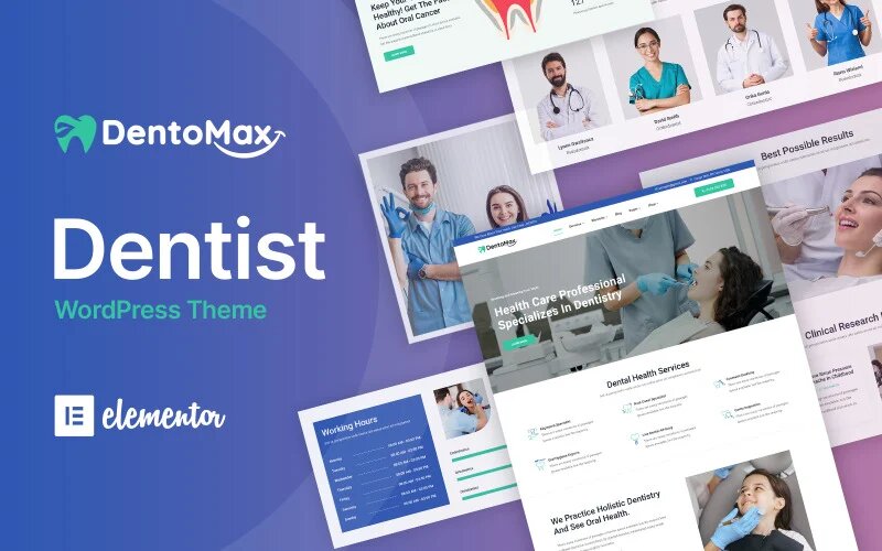 Шаблон Wordpress DentoMax - Dentist Medical & Healthcare Theme WordPress