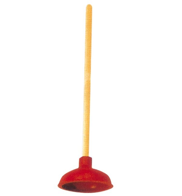 Вантуз крокочист Классик деревянная ручка 48 см