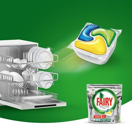 Капсулы для посудомоечных машин Fairy Platinum All in one, 50шт - фотография № 3