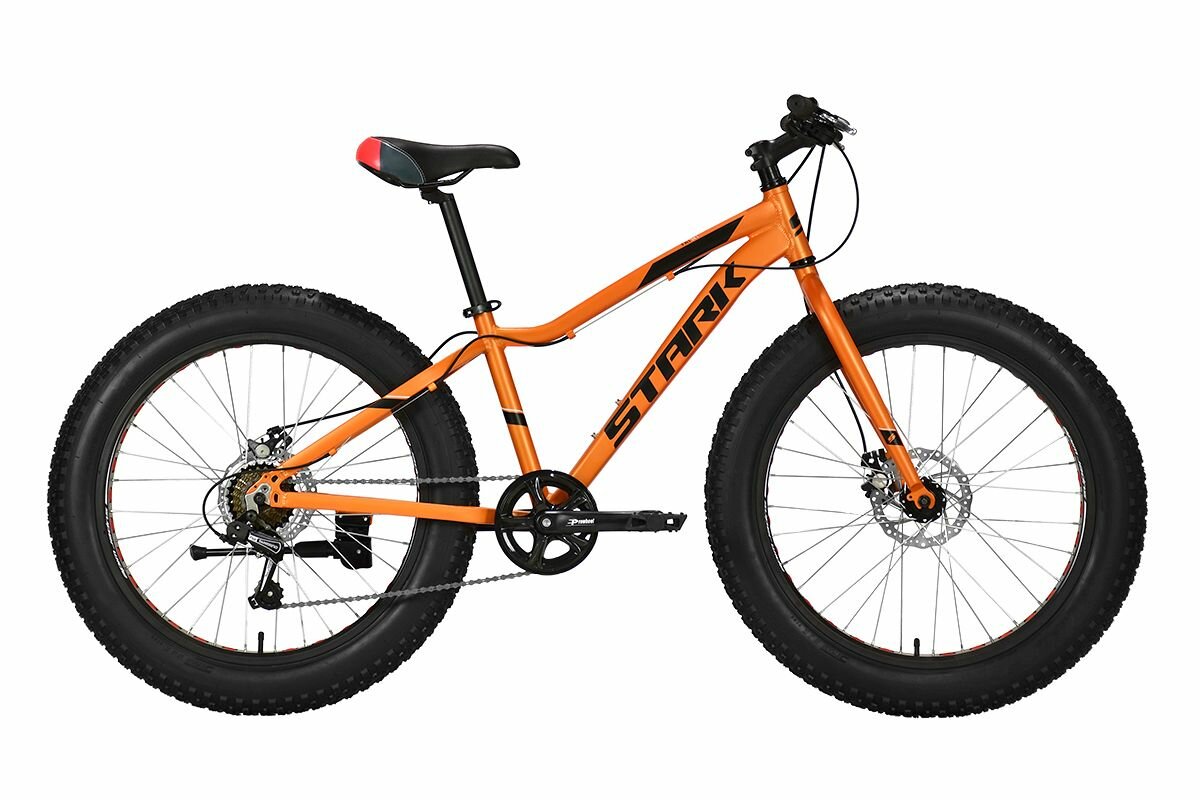 Велосипед Stark Rocket Fat 24.1 D (2021) (Велосипед Stark'21 Rocket Fat 24.1 D оранжевый/черный 12", HQ-0005326)