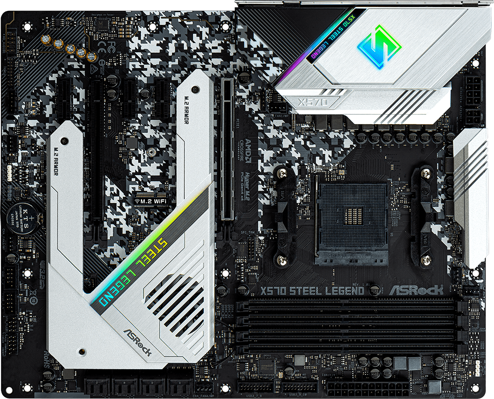 Материнская плата ASRock (X570 Steel Legend)