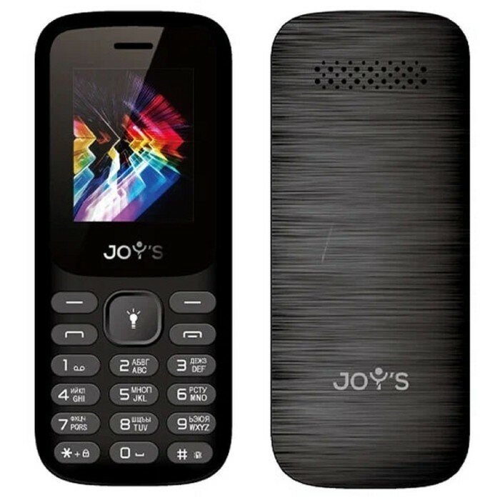 Мобильные телефоны Joy's Сотовый телефон Joy's S21, 1.77", 2 sim, 32 Мб, microSD, FM, фонарик, 600 мАч, чёрный
