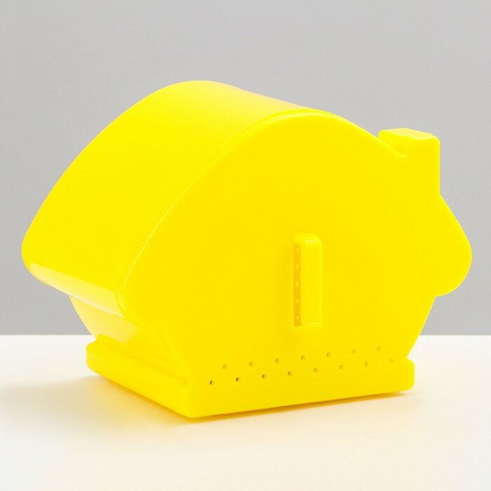 Домик для грызунов охлаждающий, 13,5 х 9 х 10,5 см, жёлтый - фотография № 3