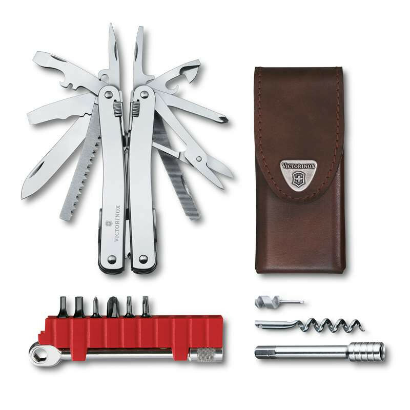 Мультитул Victorinox SwissTool Spirit X 3.0236.L 105мм 36функц. серебристый подар.коробка