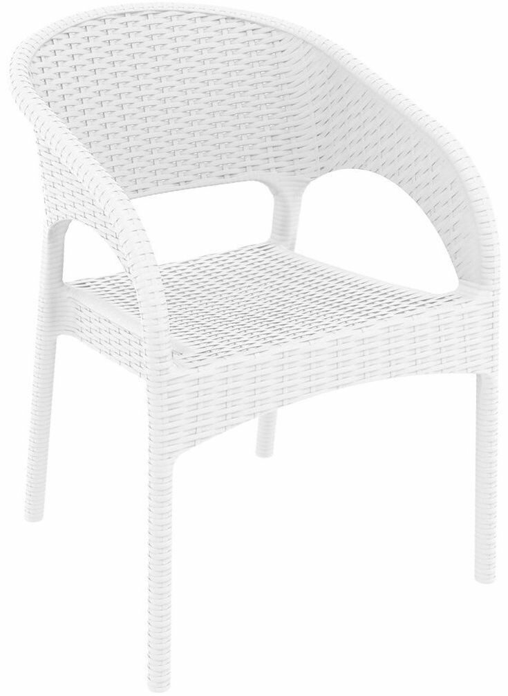 Кресло пластиковое плетеное ReeHouse Panama Антрацит - фотография № 14