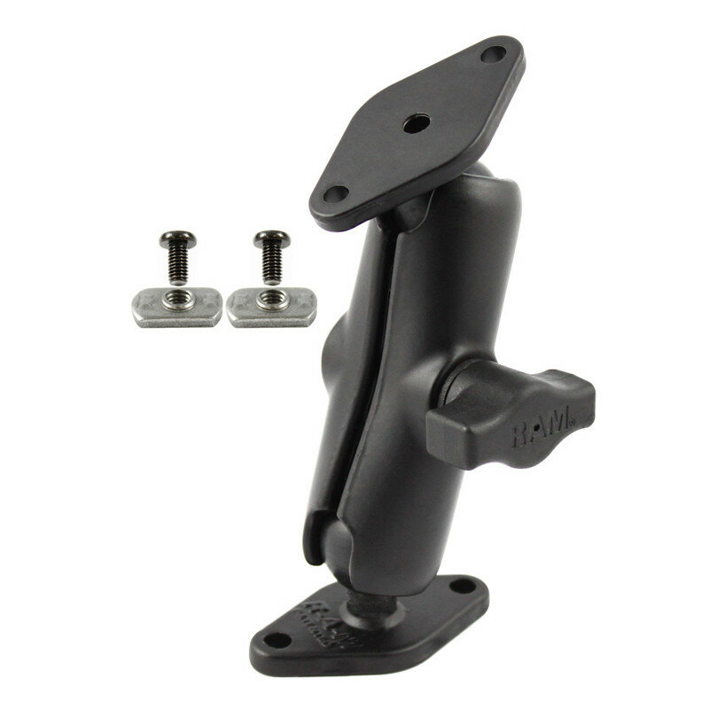 фото RAM-B-102-FP2U Двойное шаровое крепление RAM с оборудованием для монтажа на плоскую панель