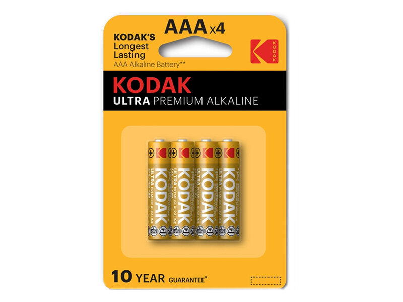 Батарейка AAA - Kodak LR03/4BL Ultra Premium Alkaline (4 штуки)