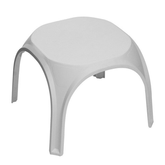 Стол для шезлонга "ПластМебель" белый, 62 х 62 х 49 см - фотография № 2